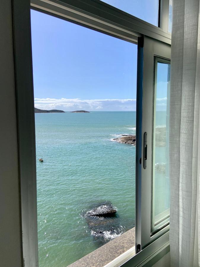 Apartamento Vista Do Mar, Pe Na Areia E Aguas Tranquilas, No Cento De Guarapari Exterior foto