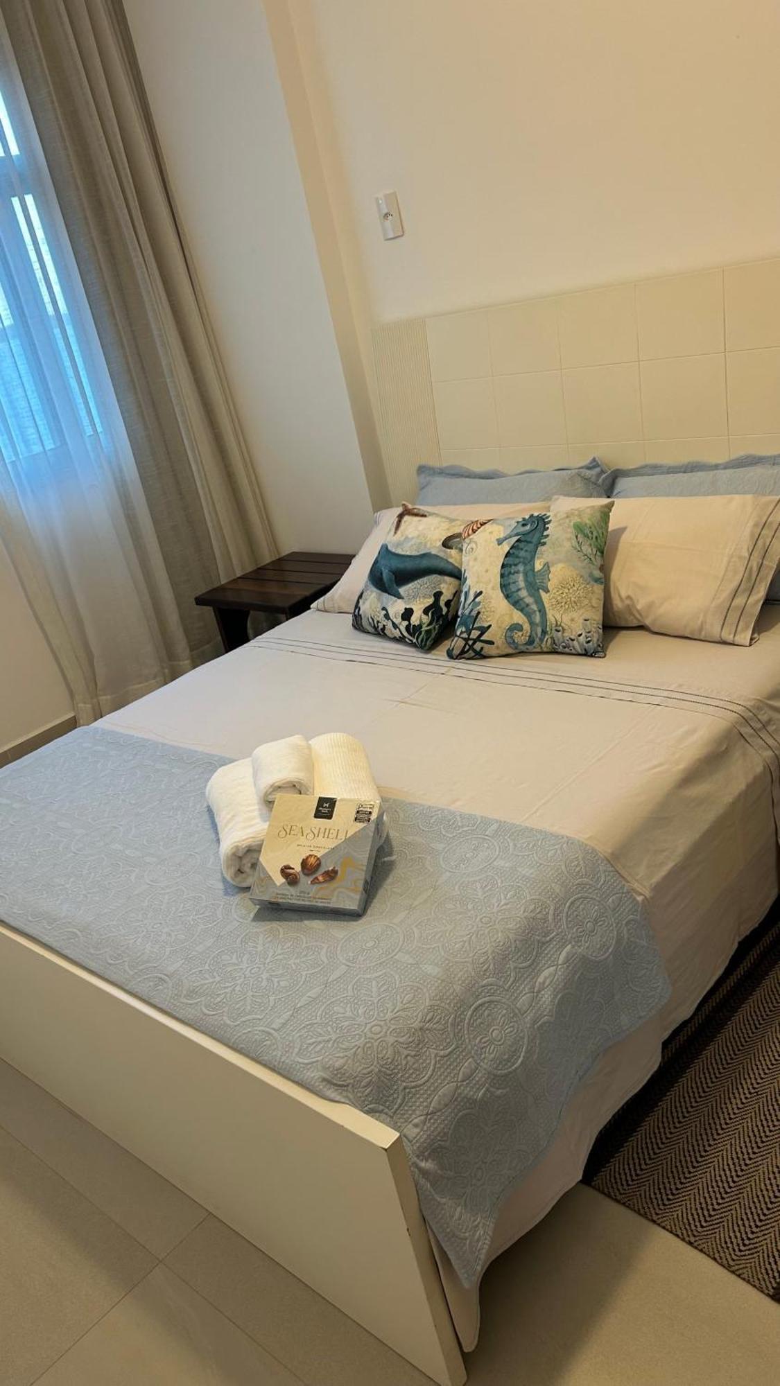 Apartamento Vista Do Mar, Pe Na Areia E Aguas Tranquilas, No Cento De Guarapari Exterior foto